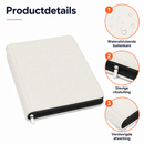 Toploader Binder – 252 Speelkaarten – Verzamelmap voor 3 x 4 inch Toploaders – Kaartenmap – 9 Pocket – Wit