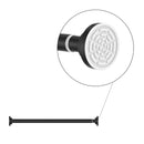 Ausziehbare Duschstange – Schwarz – 66 cm bis 99 cm – Universal – Duschstange ohne Bohren – Verstellbare Duschstange 