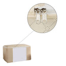 Hochwertige Aufbewahrungstasche für Kleidung - 4 Stück - Grau - Organizer für Bettdecke