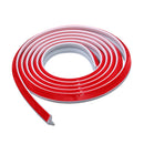 Wassersperre - Silikon - Weiß - 2 Meter - Selbstklebender Dichtstoffrand - Wasserschwelle - Duschschwelle