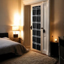 Schoenenkast Hangend - Schoenenzak 12 vakken - Opbergen van Schoenen aan Deur - Wit / Zwart