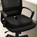 Ergonomisch Zitkussen met Band – Stuitkussen & Wigkussen – Zitverhoger voor Auto & Stoel – Autokussen – 45cm – Zwart