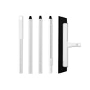 Vloerwisser met Lange steel - 125 cm - Wit - Vloertrekker met Verstelbare steel