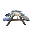 Sitzkissen Stuhl - Beige - 40 cm x 40 cm x 2 cm - Für den Innen- und Außenbereich geeignet - Wasserabweisendes Material - Kissen - Stuhlkissen