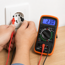 Digitale Multimeter – Spanningsmeter / Voltmeter / Ohmmeter – AC/DC Meter – LCD Display met Backlight – Inclusief Meetpennen & Opbergcase – Voor Elektronica, Auto & Huishoudelijk Gebruik