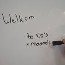 Whiteboard-Folie XL selbstklebend mit 4 Stiften mit Radiergummi – 60 x 100 cm