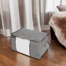 Aufbewahrungstasche für Kleidung und Bettdecke - Grau