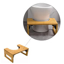 Toilettenhocker Bambus klappbar - Bambus - Luxus Toilettenhocker - Toilettenhocker Kinder - Toilettenhocker Erwachsene - Toilettenhocker für die richtige Haltung - Toilettenhocker Kleinkinder