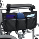 Rollstuhlabdeckung - Schwarz - Schutzabdeckung für Rollstuhl - 130 x 114 x 76 cm - Regenschutz