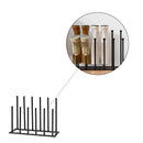 Laarzenrek - Zwart - 73 x 25 x 44,5 cm - Opbergen van 6 paar Laarzen of Schoenen - Laarzenrek voor Binnen en Buiten