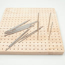 Stricknadel-Set Bambus 36-teilig - 18 verschiedene Größen - 35 cm lang - 2 bis 10 mm dick