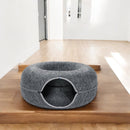 Donutmand voor Katten en Honden - Grijs - Diameter 61 cm - Kattenmand - Hondenmand