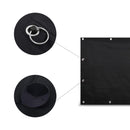 Verduisteringsdoek 120 x 70 cm - 100% Verduistering - Eenvoudige installatie met Zuignappen - Donker Maken - Verduisteringsgordijn