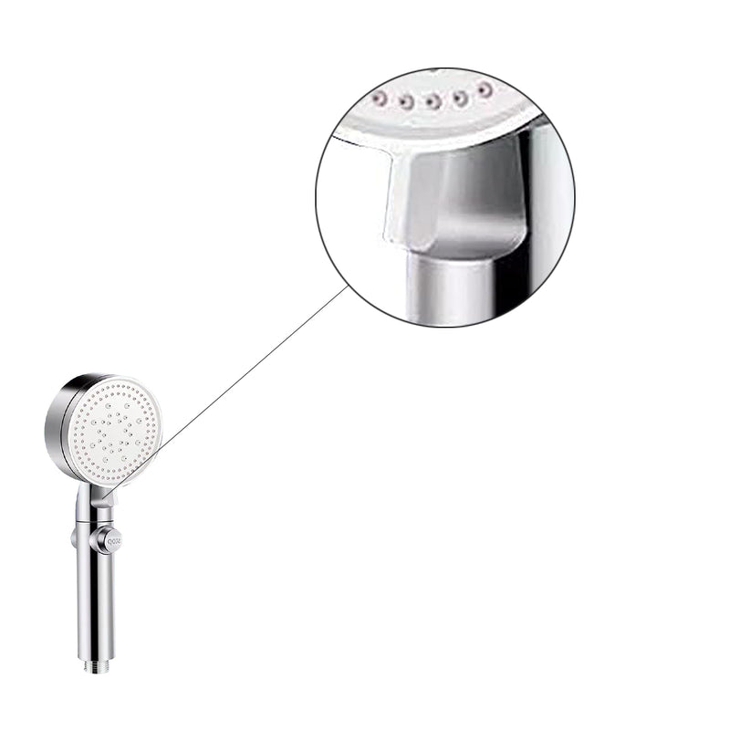 Duschkopf Wassersparend – Silber – Universal – 5 verschiedene Positionen – Wassersparender Duschkopf