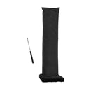 Parasolhoes Zweefparasol Waterafstotend 250 x 55 cm – Parasol Beschermhoes met Rits, Stok & Trekkoord – UV-bestendige Hoes voor Staande en Zweefparasol – Weerbestendige Tuinmeubel Bescherming Zwart