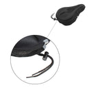 Sattelbezug Wasserdicht - Schwarz - Memory Foam - Wasserdicht - Fahrradsattelbezug - Universal