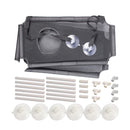 Hangmat Kat - Dubbel Laags - Grijs - Raam Hangmat Kat - Hangmat voor op het Raam - Hangmat met Zuignappen