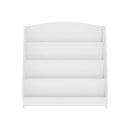 Kinderboekenkast - 88 x 80 x 30 cm - Wit - Hout - Kinderboekenrek - Boekenrek Kinderkamer