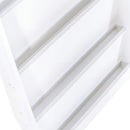 Kinderboekenkast - 88 x 80 x 30 cm - Wit - Hout - Kinderboekenrek - Boekenrek Kinderkamer