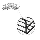 Duschregal ohne Bohren - Schwarz - Selbstklebend - Selbstklebendes Duschregal - Badezimmerregal 