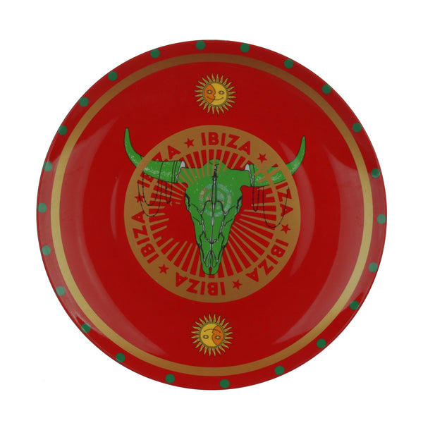 Speiseteller - Rot - 28 cm - Rund - Porzellan - Design von Tonny Baars