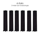 Kabelgoot - Kabel Organiser Set - 6 Stuks - Zwart