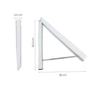 Kledingrek Inklapbaar - Wit - Ruimtebesparende Kledinghanger - Droogrek voor kleding - Kledingorganizer