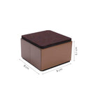 Möbelerhöhungen quadratisch - Betterhöhungen - Tischerhöhungen - Tischerhöhungen - 8 x 8 x 5,1 cm