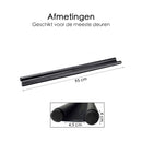 Zugluftstopper Tür - Zugrolle - 95 cm - Schwarz