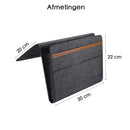Nachttasche – Dunkelgrau – Filz-Aufbewahrungstasche für Bett oder Sofa – Bett-Organizer