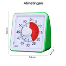 Leerklok voor Kinderen - Timer Kind - Vergaderklok - Aftelklok - Groen