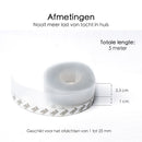 Dichtungsstreifen – 3,5 cm x 5 Meter – transparent – ​​Tür und Fenster – selbstklebend