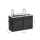 Bedside Pocket - Bed Opbergzak - Katoen - Zwart