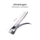 Ofenzange - Edelstahl - Küchenhelfer