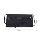 Serveerschort Kort - Zwart - Textiel - 3 Opbergvakken - Professioneel Horecaschort - Heupschort - Kort Kookschort - Keukenschort - Sloof