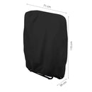 Beschermhoes voor Tuinstoel - 2 Stuks - Tuinstretcher beschermhoes - 110x71x34cm - Zwart - De ideale bescherming voor je tuinmeubelen