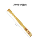 Ruggenkrabber - Houten rugkrabber - 47 cm lang met massagewieltjes - Rugmassage