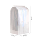 Kleiderschutz XXL - Weiß - 90 cm x 50 cm x 60 cm - Kleiderschutz - Kleiderschutzhülle - Kleidersack