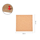 Pinnwand aus Kork quadratisch - selbstklebend - 4 Stück - 30 x 30 x 0,7 cm