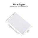 Schrankregal - Verstellbar - Belastbar bis 25 kg - 53/90x30 cm - Weiß