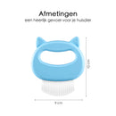 Kattenmassage - Massageborstel - Flexibel Materiaal - Set van 3