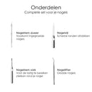 Pediküre-Set mit Nagelknipser - 8-teiliges Set - Pediküre-Set - Pediküre-Sets - Pediküre-Set Professional - Maniküre-Set - Pediküre-Set Füße