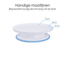 Tortenplatte - Drehbar - Rutschfest - Drehteller Torte - Drehteller Torte