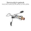 Korkenzieher Hohe Qualität – Premium Flaschenöffner aus Edelstahl – Klassischer Öffner für Wein und Bier