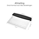 Teigschaber - Edelstahl - Schwarz/Silber