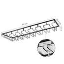 Hängeregal Weingläser - 24 Gläser - Schwarz - Weinglashalter - Glasregal