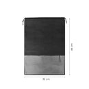 Schuhbeutel 12 Stück - Schuhorganizer - Filz - Transparentes Fenster - Aufhängbar - Kordelzug - 44 x 32 cm