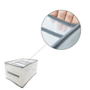 Kleiderorganisator - 3 Teile - Weiß - Aufbewahrung für Hosen, T-Shirts, Hemden und Tops