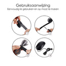 Klettverschluss selbstklebend – 25 Meter – Schwarz – Klettverschlussrolle