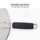 Spritzschutzdeckel – Durchmesser 33 cm – Spülmaschinenfest – Passend für die meisten Pfannen